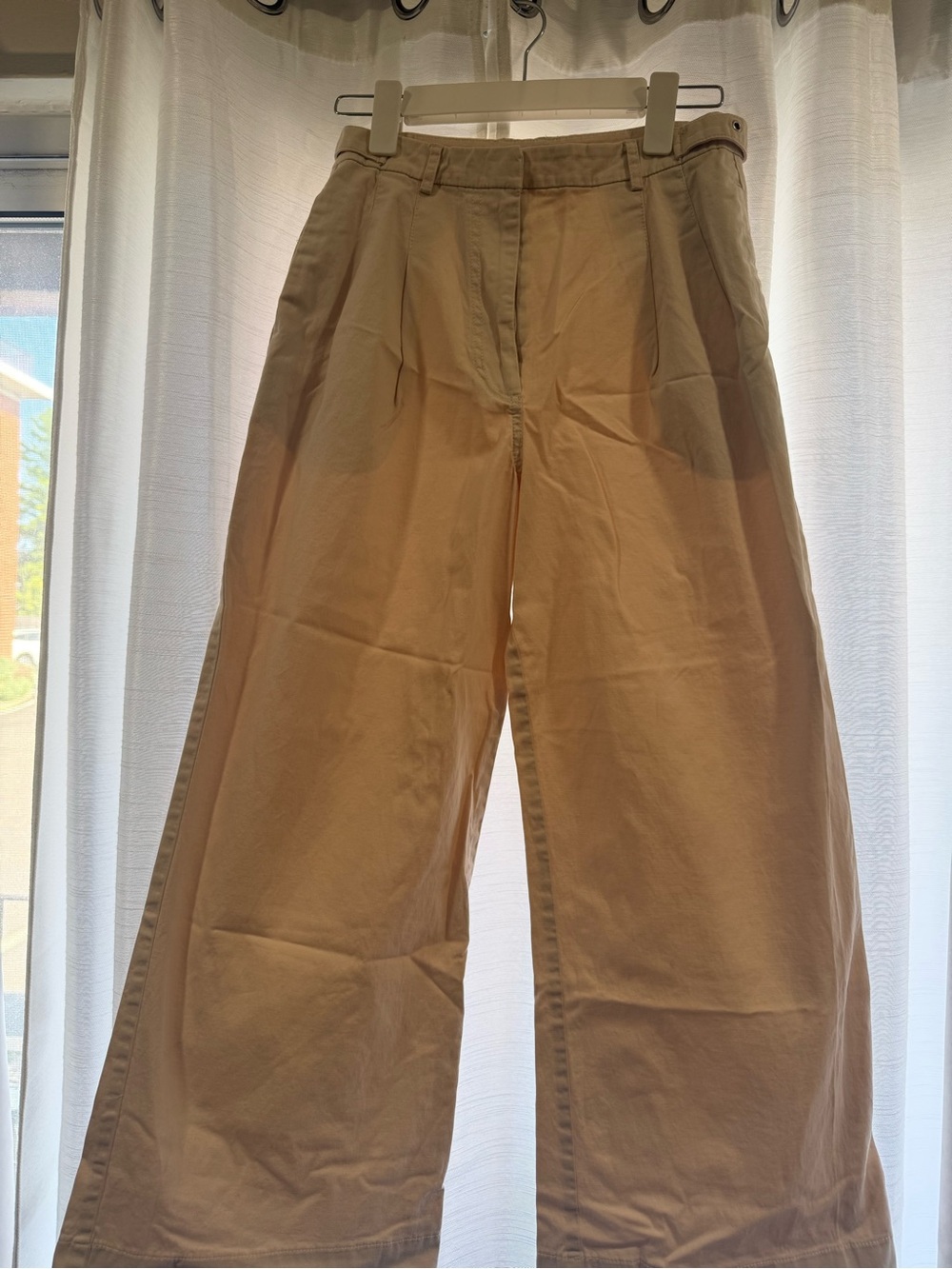 Abercrombie & Fitch wide leg utility pants with adjustable waist